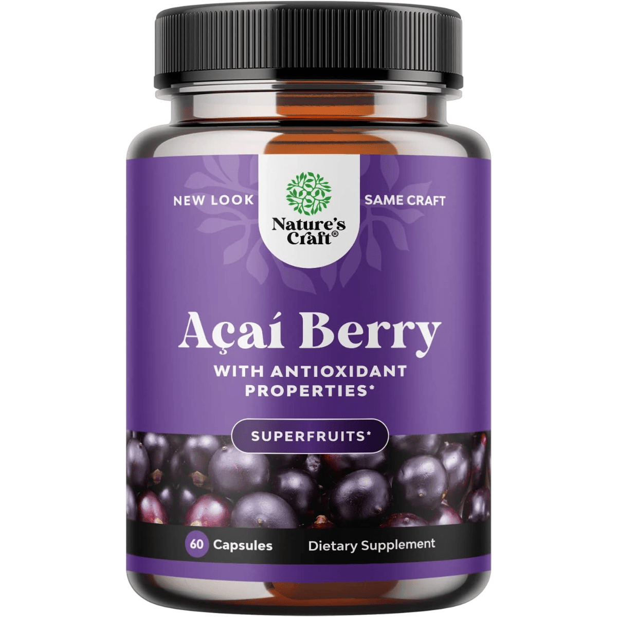 Natures Craft Acai Berry - 60 Capsules - Haz Tu Pedido