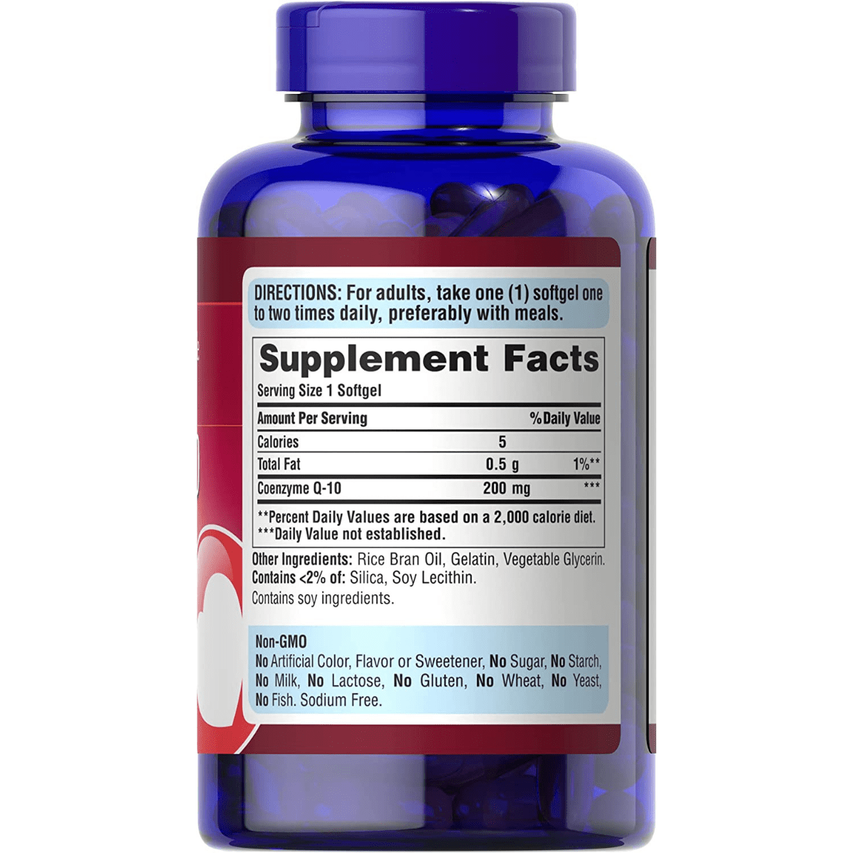 Puritans Pride CoQ10 - 200 mg - Haz Tu Pedido