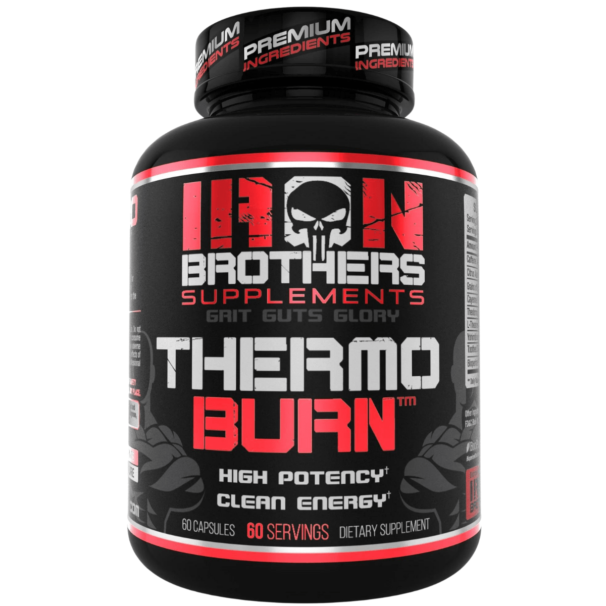 Iron Brothers Supplements Thermogenic Fat Burner - 60 Cápsulas - Haz Tu Pedido