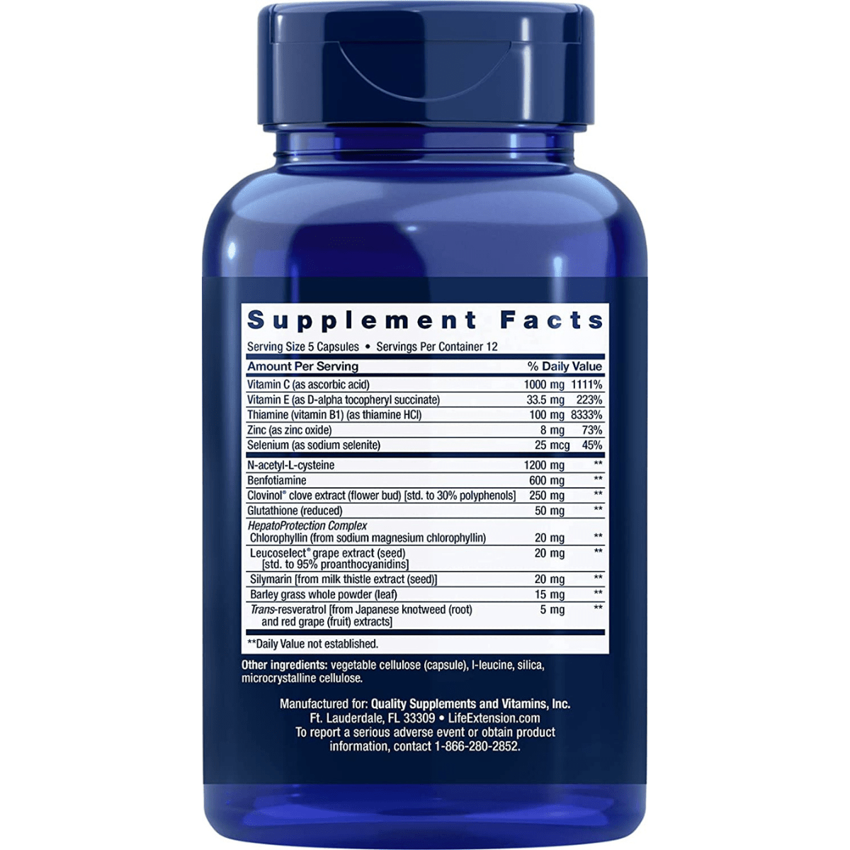 Life Extension Anti-Alcohol Complex - 60 Cápsulas - Haz Tu Pedido
