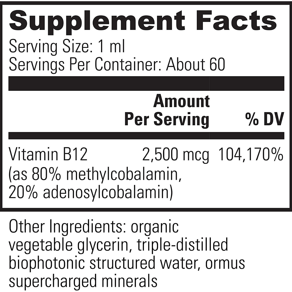 Global Healing Center Vitamin B12 Blend - Haz Tu Pedido