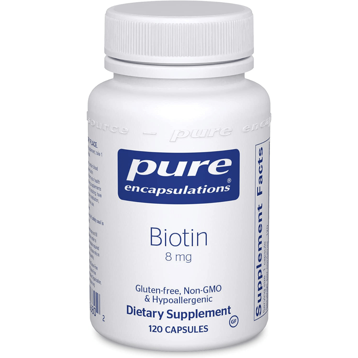 Pure Encapsulations Biotina 8 mg - Haz Tu Pedido