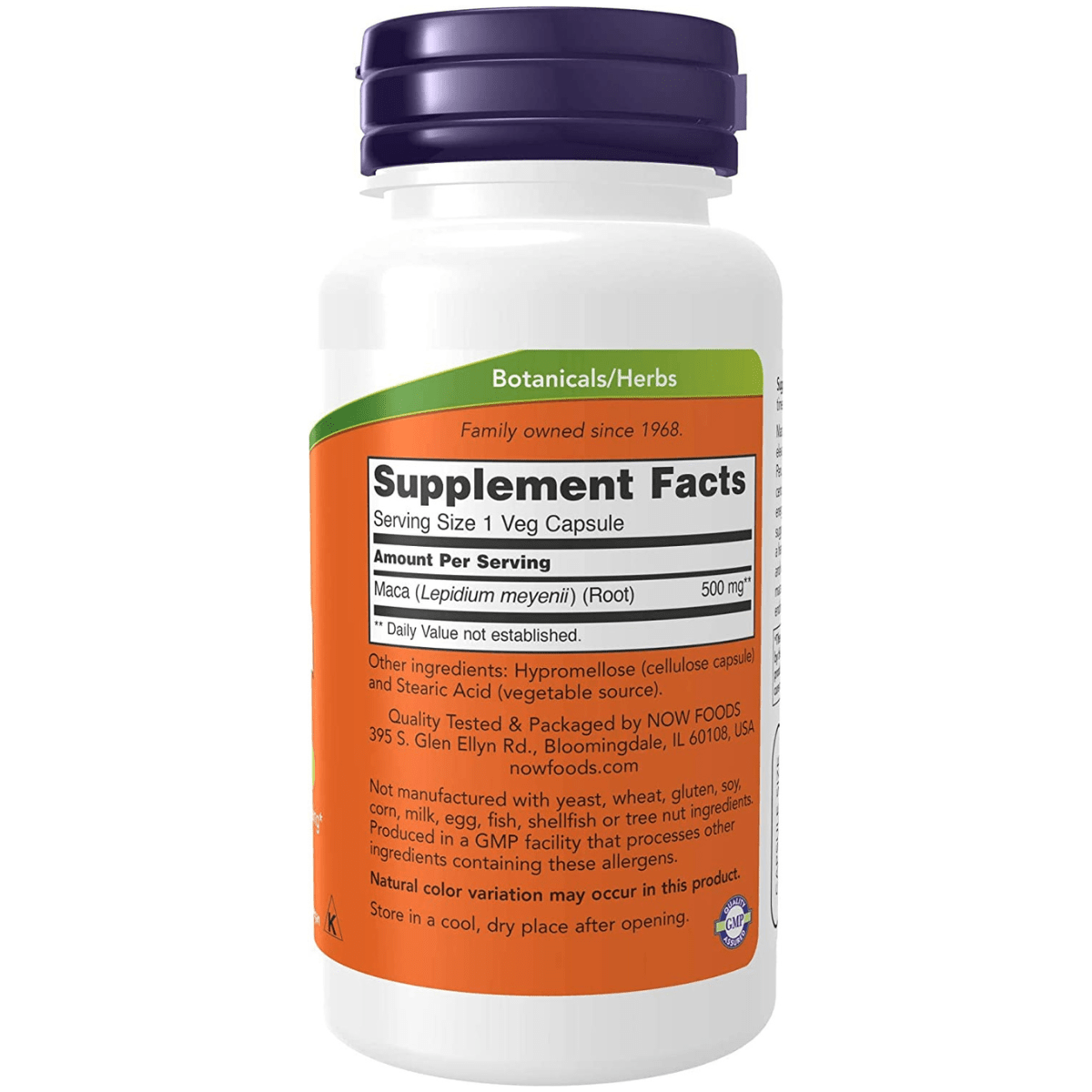 NOW Foods Maca 500 mg - Haz Tu Pedido