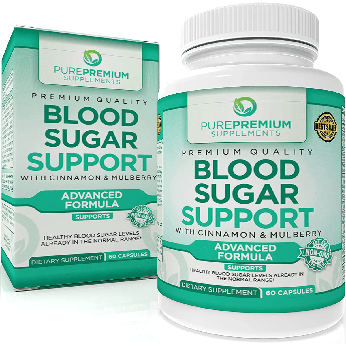 Pure Premium Soporte De Azúcar En La Sangre - 60 Cápsulas - Haz Tu Pedido