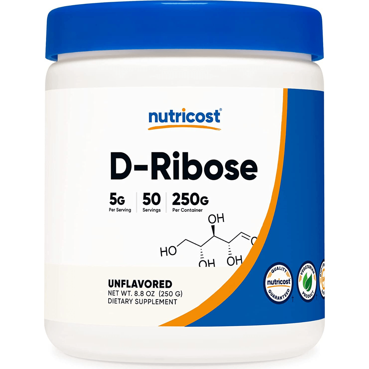 Nutricost D-Ribosa - 250 g - Haz Tu Pedido