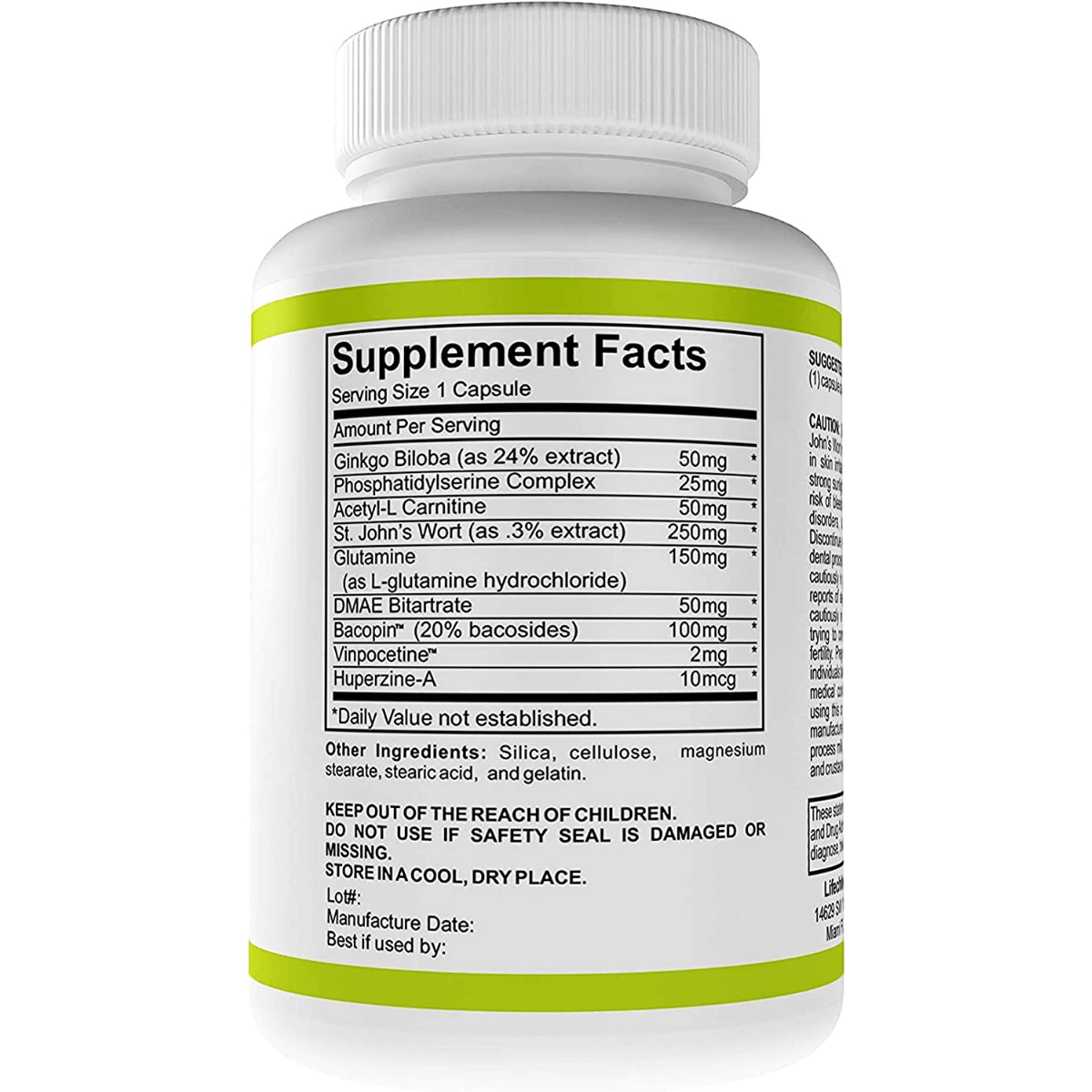 Puridian Nootropico Vitaminas para El Cerebro - 30 Cápsulas - Haz Tu Pedido