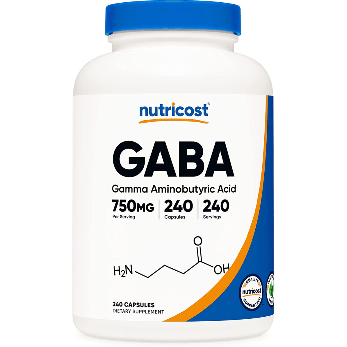 Nutricost GABA - 240 Cápsulas - Haz Tu Pedido
