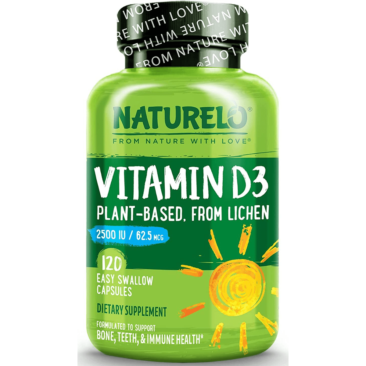 Naturelo Vitamina D3 2500 IU - Haz Tu Pedido