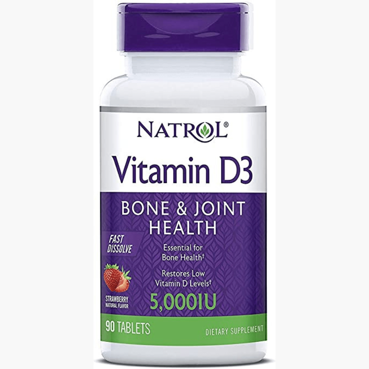 Natrol Vitamina D3 125 mcg - Fresa - 90 Tabletas - Haz Tu Pedido