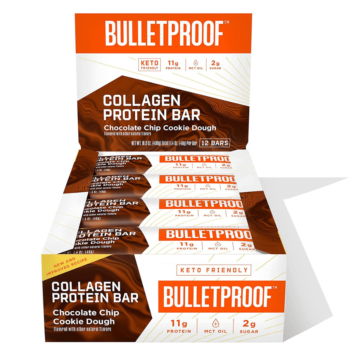 Bulletproof Proteína de Colágeno - 12 Barritas - Haz Tu Pedido