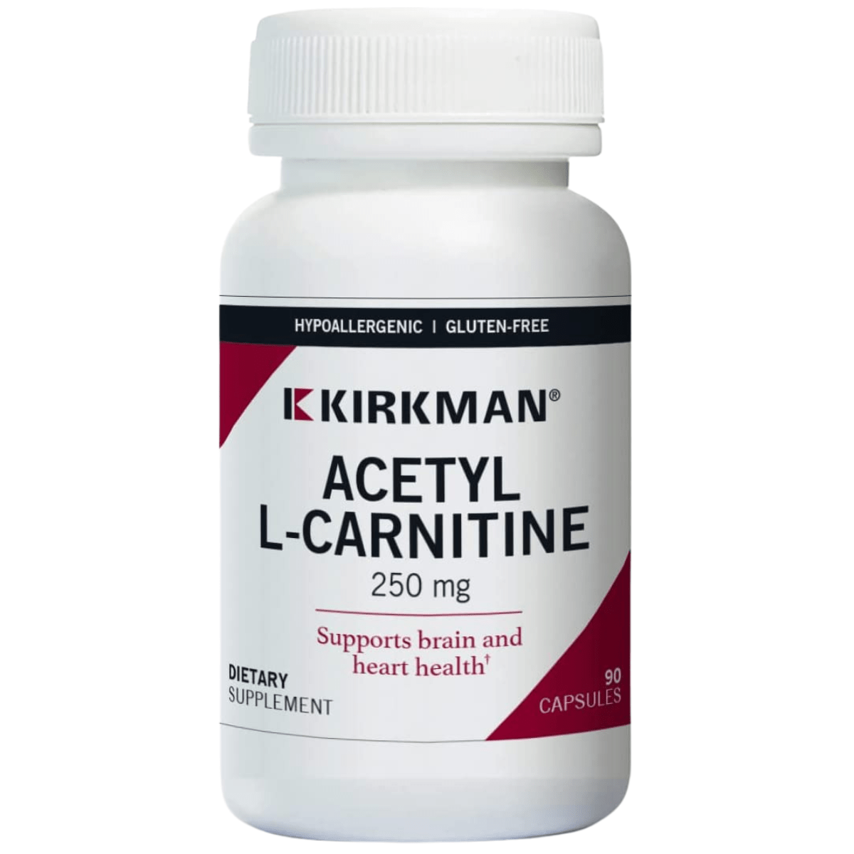 Kirkman Acetil L-Carnitina 250 mg - 90 Cápsulas - Haz Tu Pedido