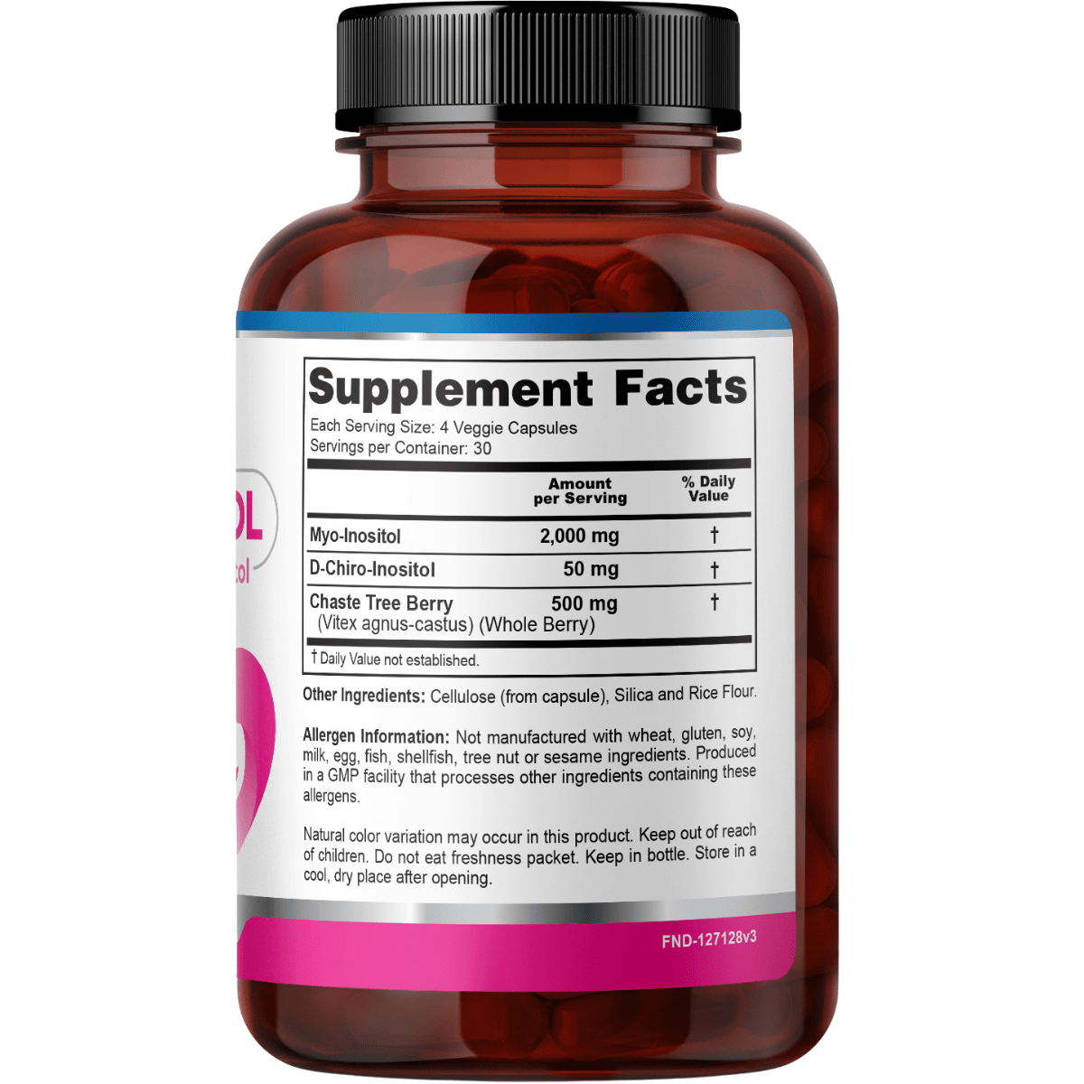 Fineland Myo-Inositol 2000 mg - 120 Cápsulas - Haz Tu Pedido