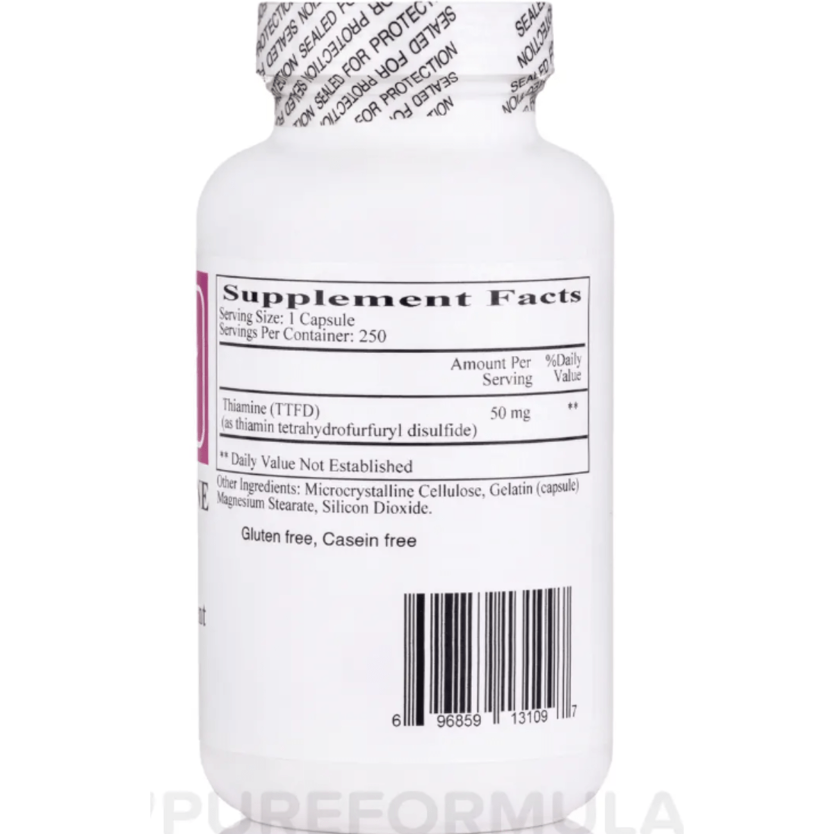 Ecological Formulas Vitamina B1 - 50 mg - 250 Cápsulas - Haz Tu Pedido