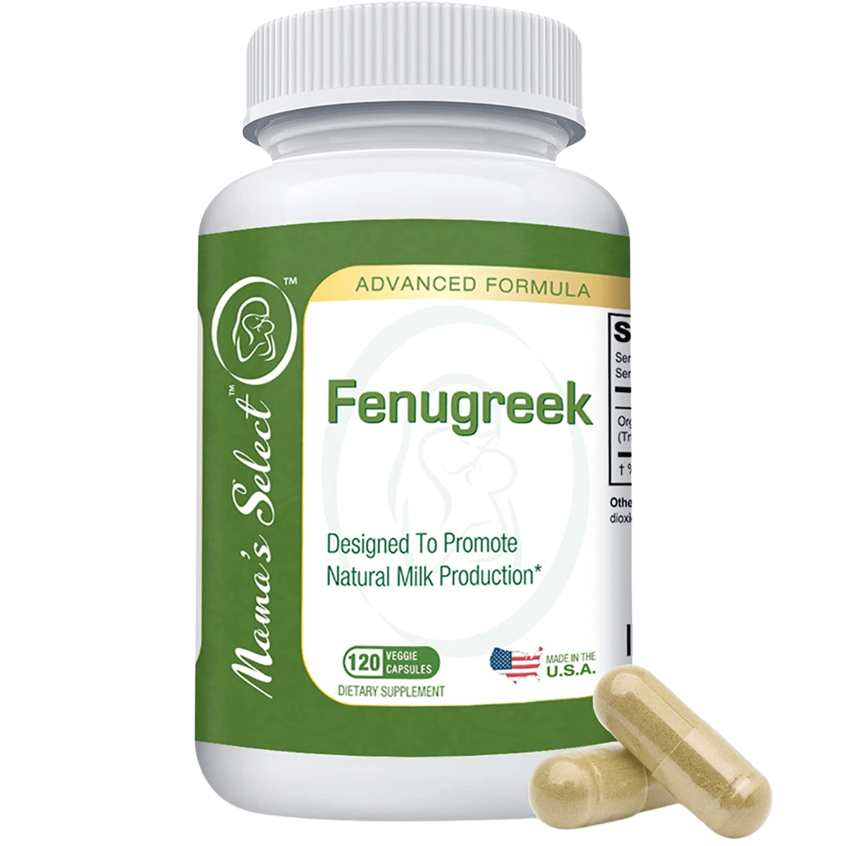 Mamas Select Fenogreco - 120 Cápsulas Vegetales - Haz Tu Pedido