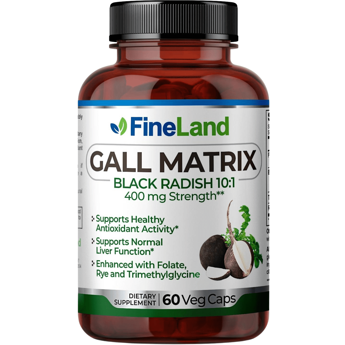 Fineland Rábano Negro 400 mg - 60 Cápsulas - Haz Tu Pedido