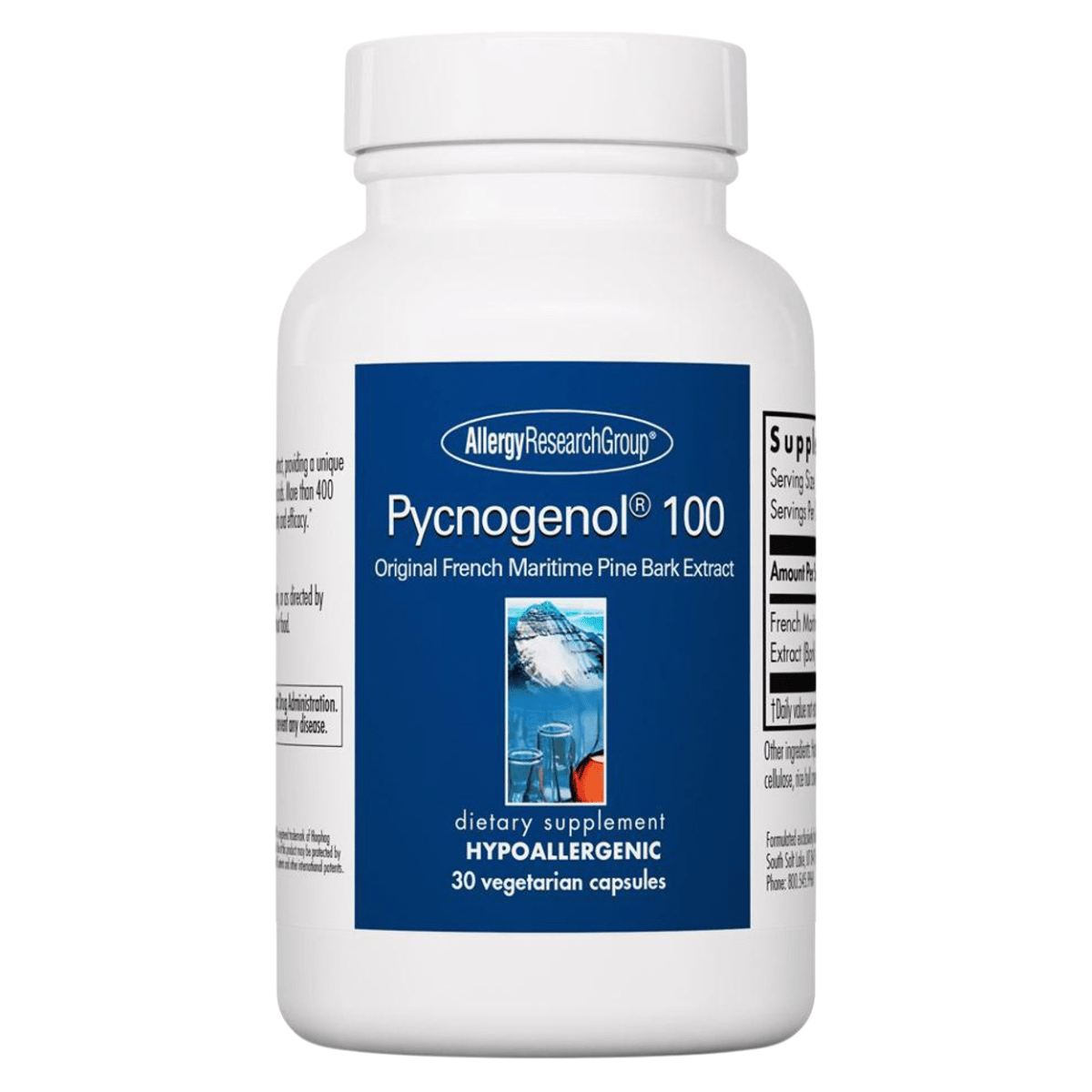 Allergy Research Group Picnogenol - 100 mg - 30 Cápsulas - Haz Tu Pedido