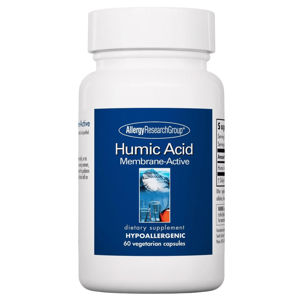 Allergy Research Group Ácido húmico 750 mg - 60 Cápsulas - Haz Tu Pedido