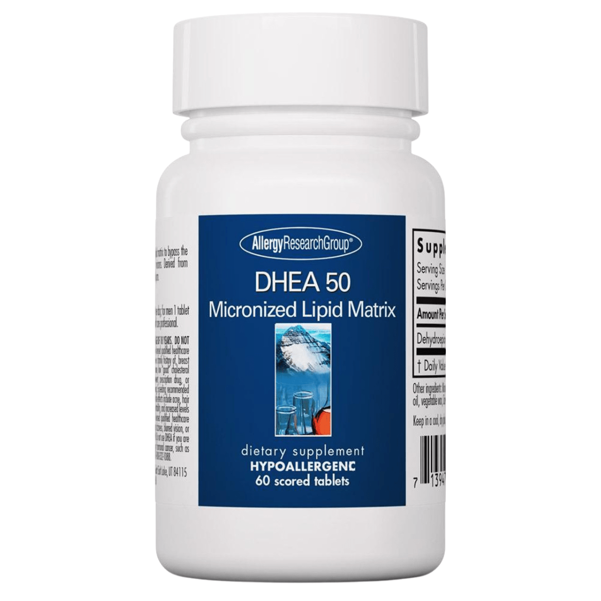 Allergy Research Group DHEA - 50 mg - 60 Tabletas - Haz Tu Pedido