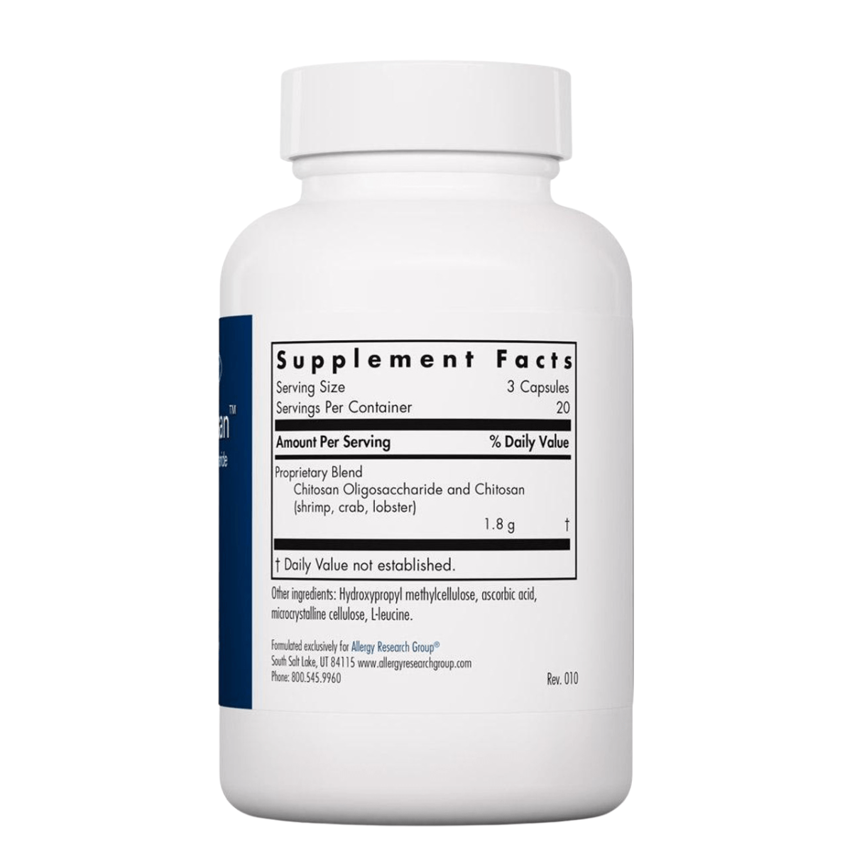Allergy Research Group Microquitosano - 60 Cápsulas Vegetales - Haz Tu Pedido