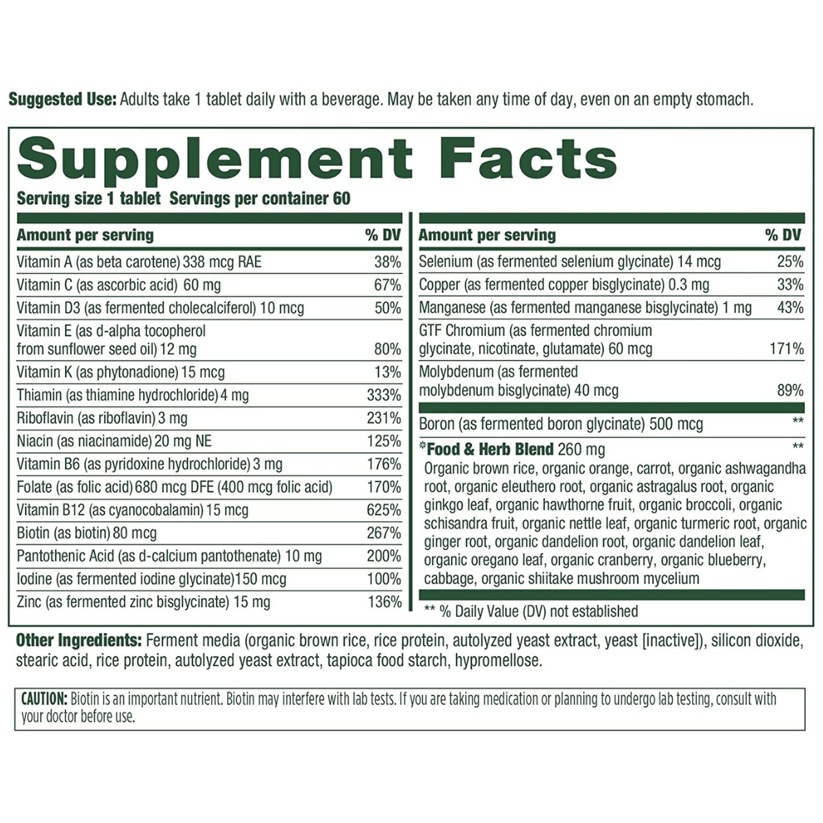 Mega Food Multivitamínico para Hombres 40+ - Haz Tu Pedido