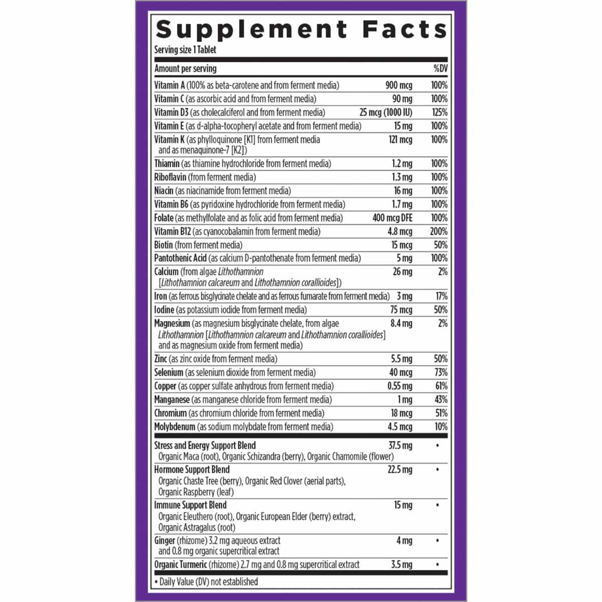 Multivitamínico para Mujeres - Haz Tu Pedido