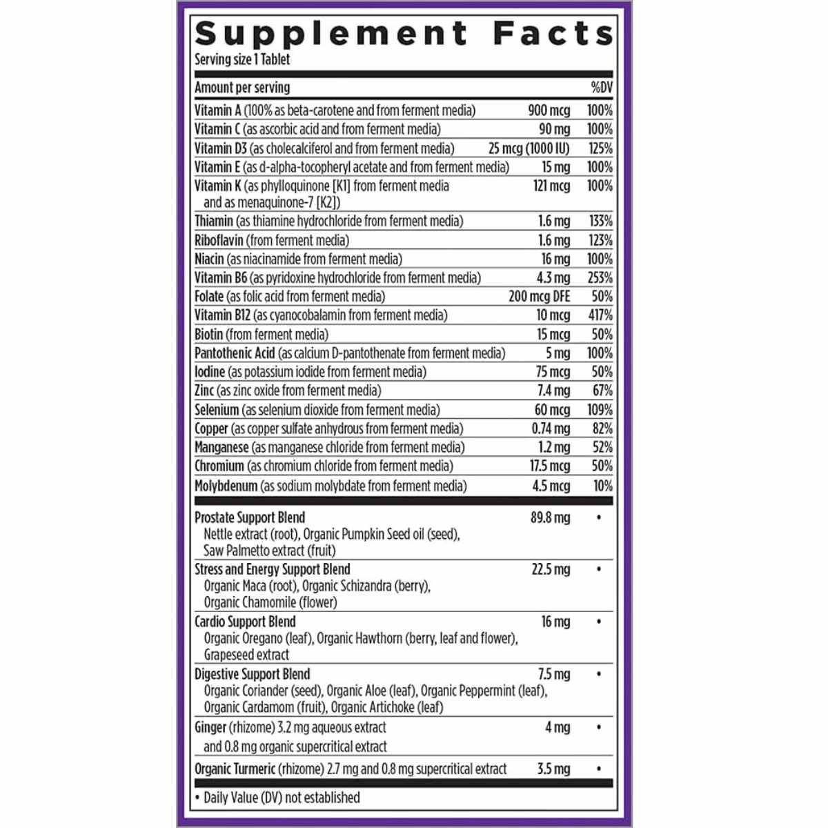Multivitamínico para Hombre 40+ - Haz Tu Pedido