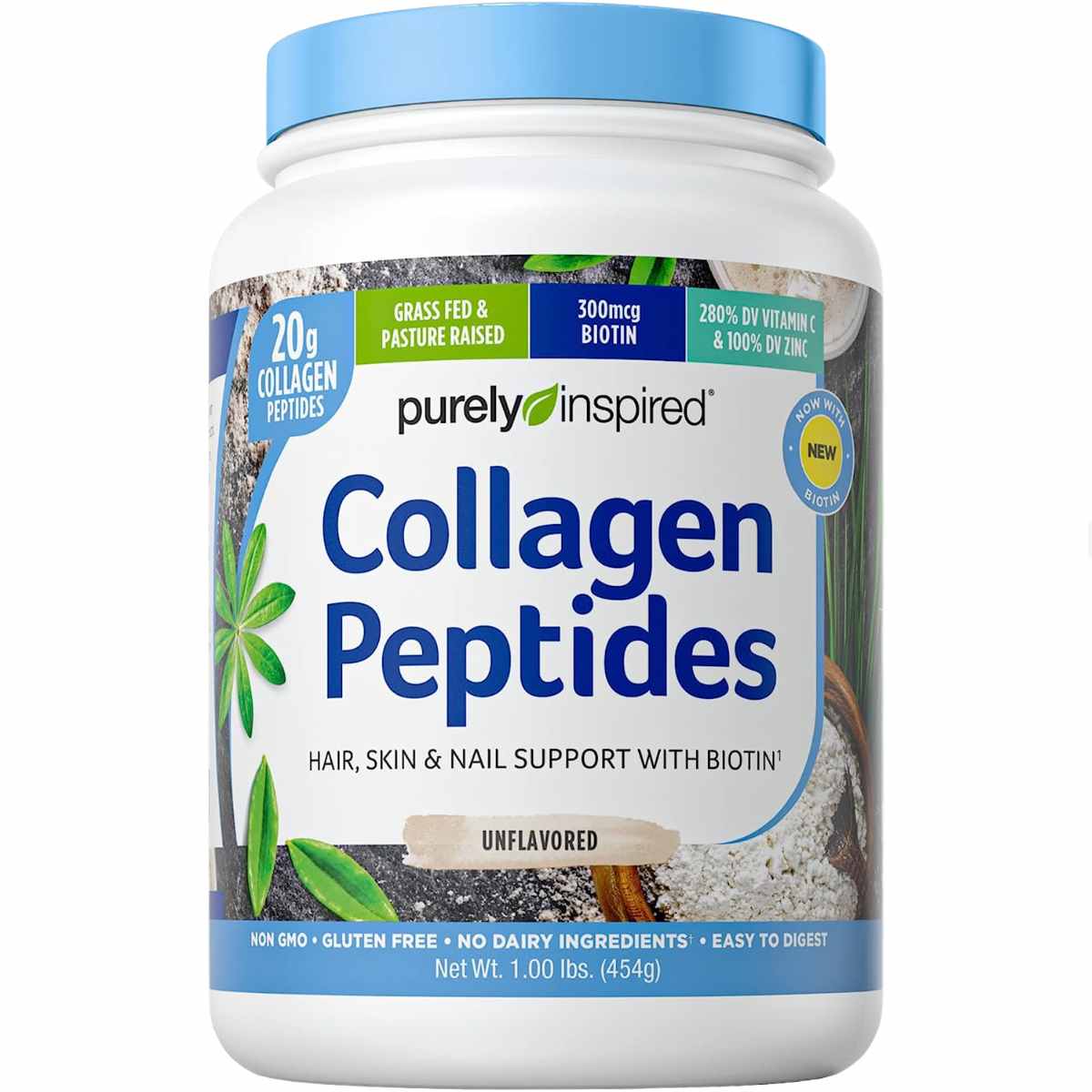 Proteína de Colágeno - Sin Sabor - 454 g - Haz Tu Pedido