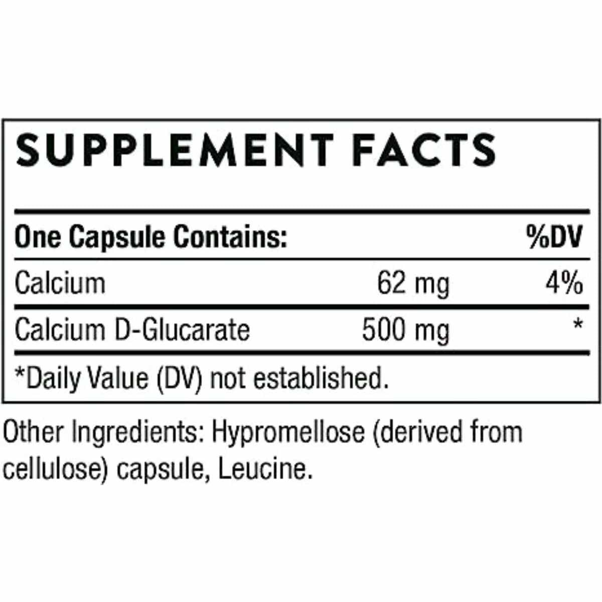 D-Glucarato de Calcio - 90 Capsulas - Haz Tu Pedido