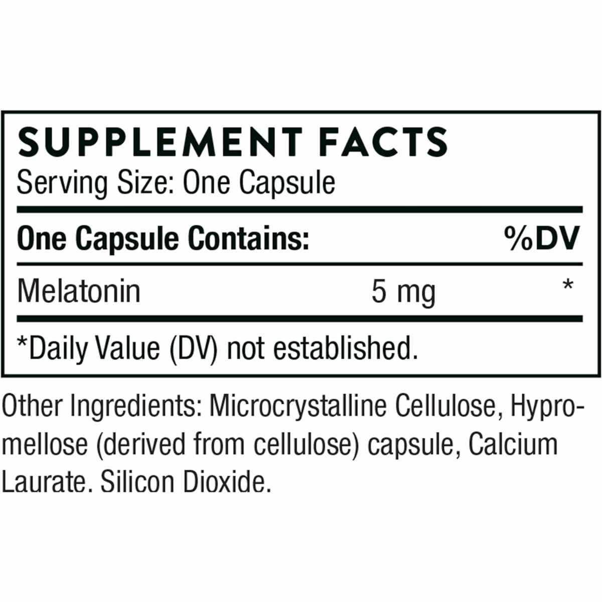 Melatonina - 5 mg - 60 Cápsulas - Haz Tu Pedido