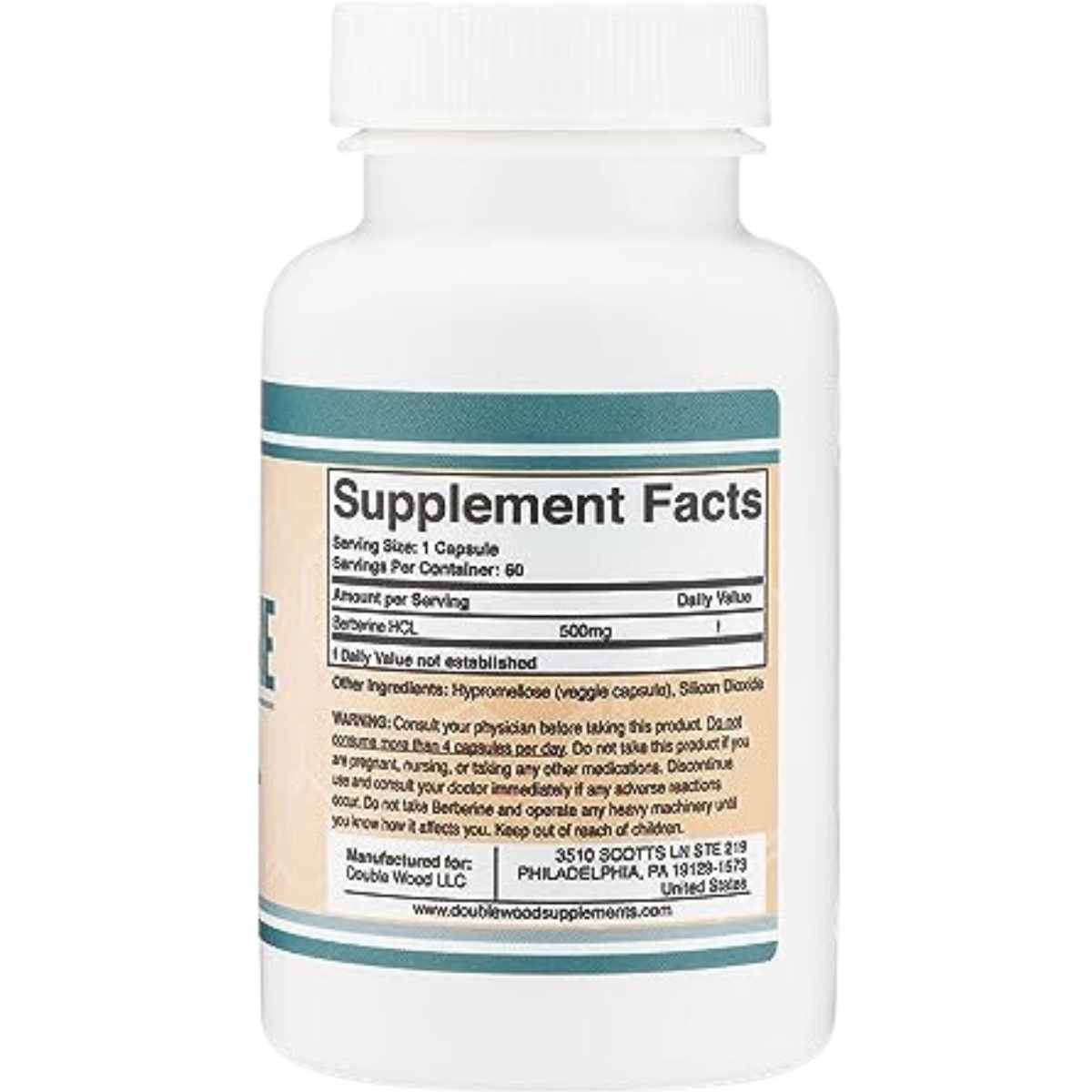 Berberina 500mg - 60 cápsulas - Haz Tu Pedido