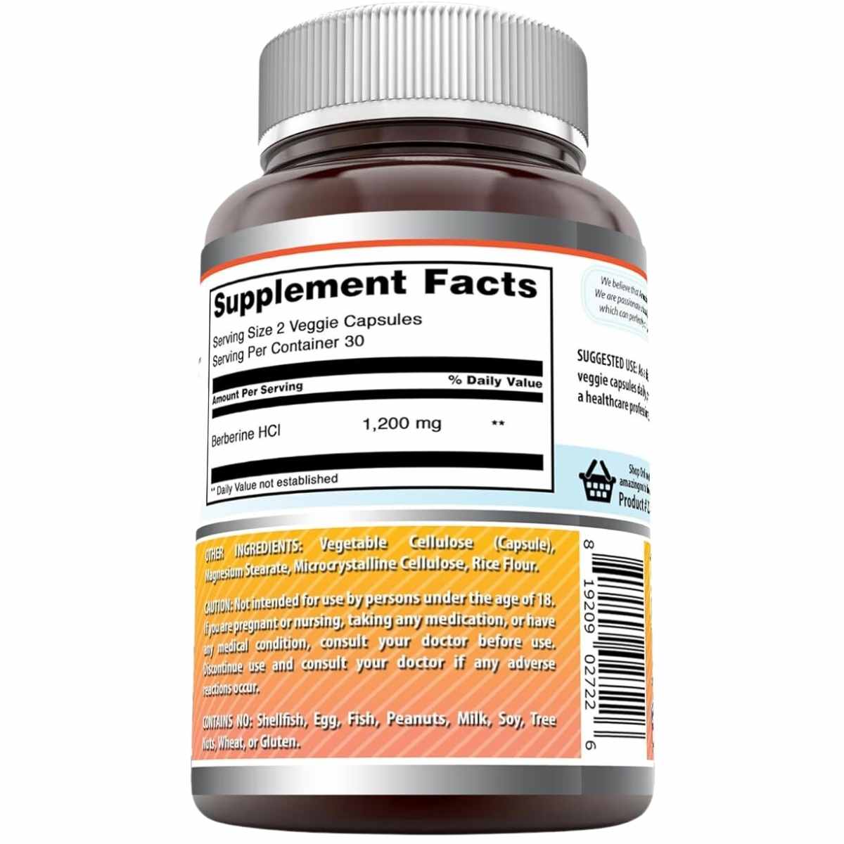 Berberina 1200mg - Haz Tu Pedido