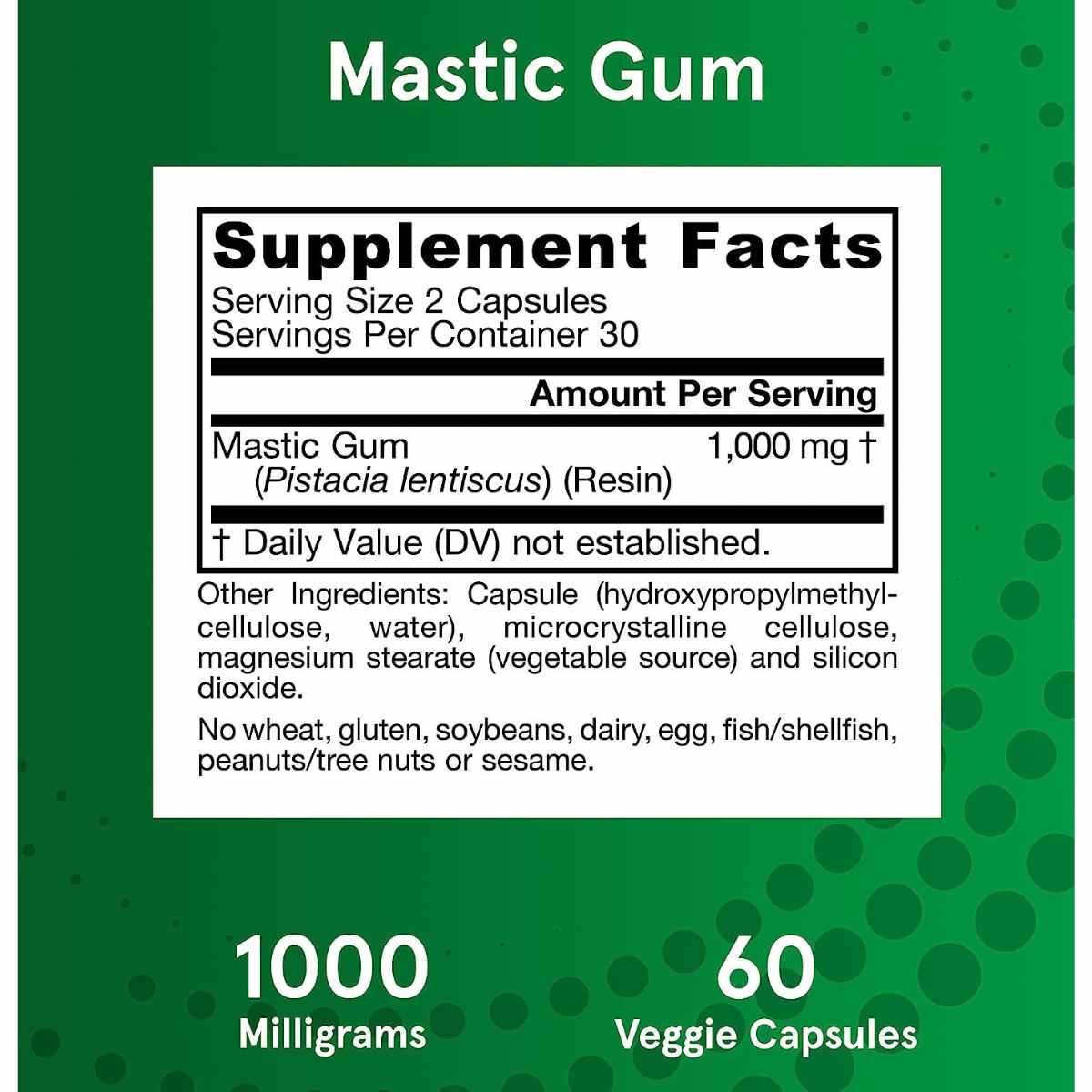 Jarrow Formulas Mastic Gum 1000 mg - Haz Tu Pedido