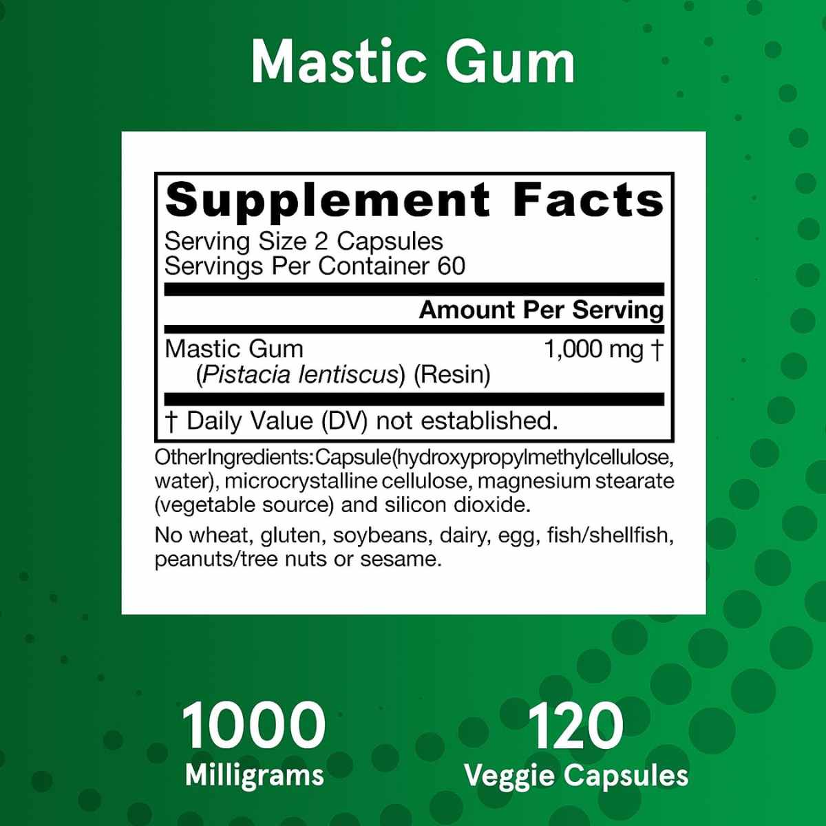 Jarrow Formulas Mastic Gum 1000 mg - Haz Tu Pedido