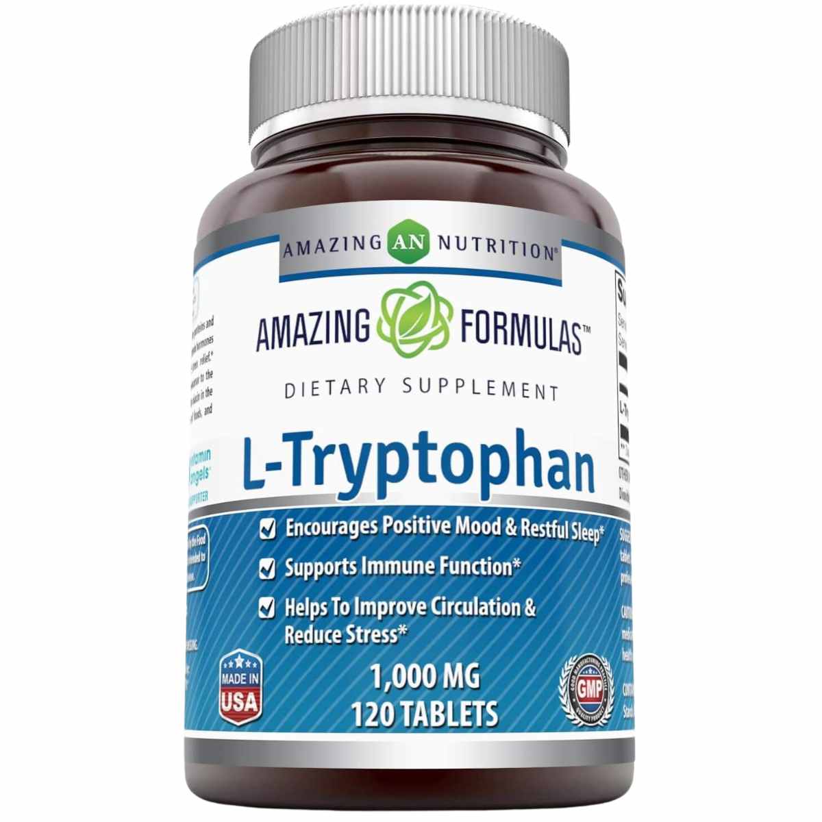 L-triptófano 1000mg - 120 Tabletas - Haz Tu Pedido