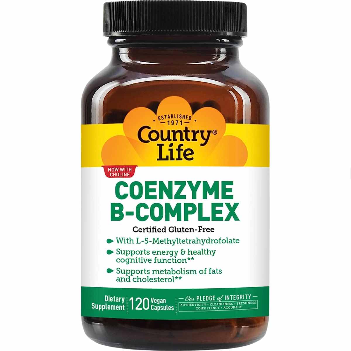 Complejo de Coenzima B - 120 Cápsulas Veganas - Haz Tu Pedido