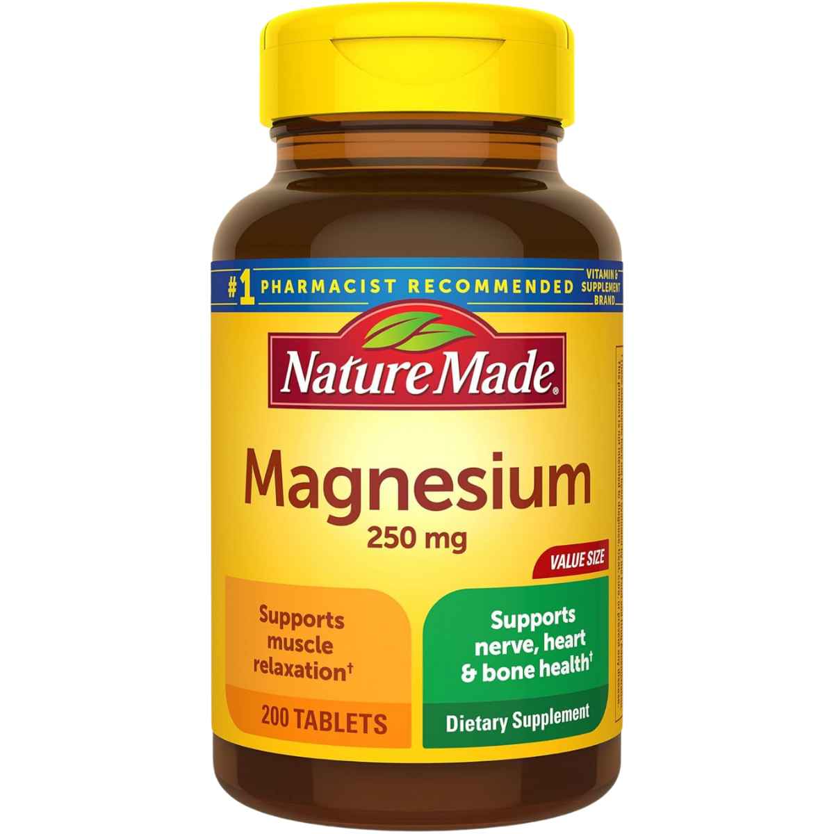 Nature Made Magnesio 250 mg - 200 Tabletas - Haz Tu Pedido