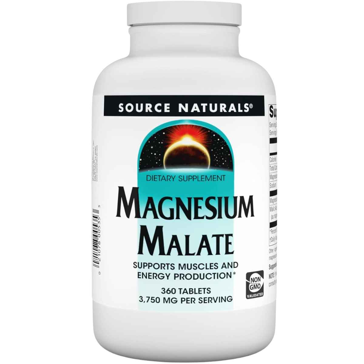 Source Naturals Malato de Magnesio 3750 mg - 360 Tabletas - Haz Tu Pedido