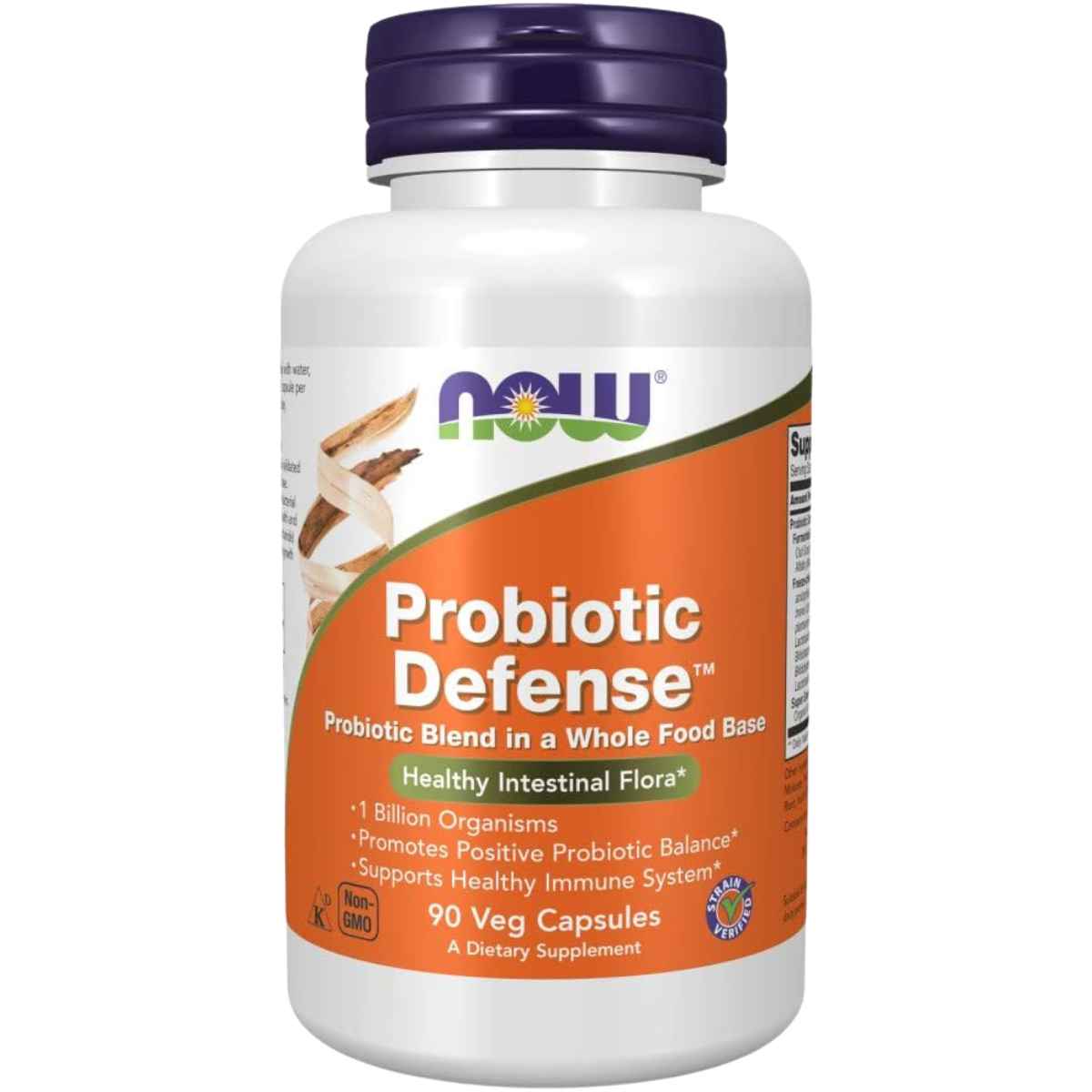NOW Foods Probiotico Defense™ 1 Mil Millones CFU - 90 Cápsulas - Haz Tu Pedido