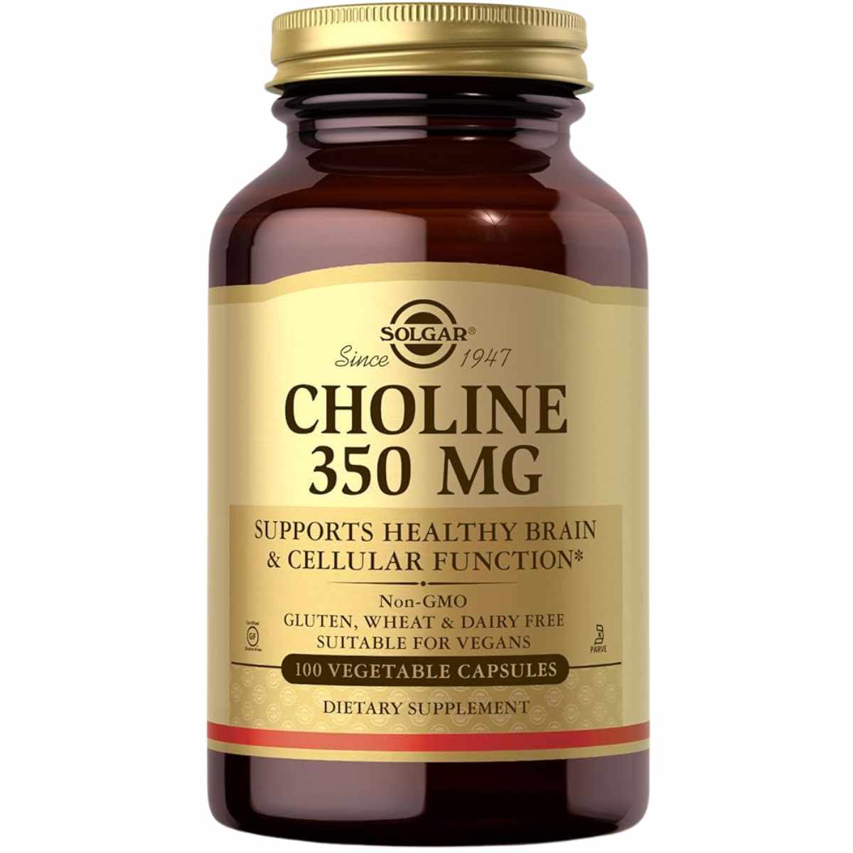 Solgar Colina 350 mg - 100 Cápsulas Vegetales - Haz Tu Pedido
