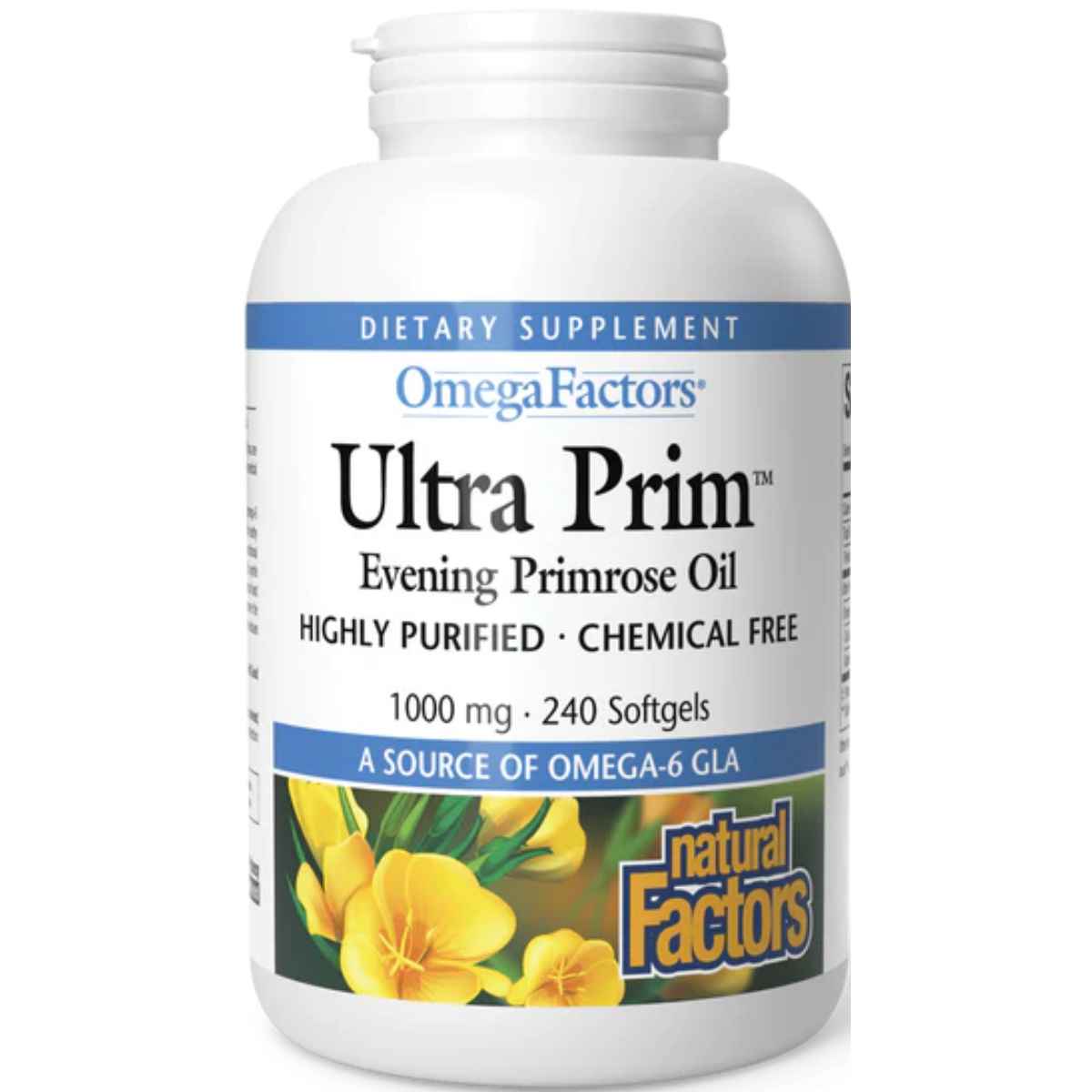 Natural Factors Aceite De Onagra Ultra Prim™ 1000 mg - 240 Cápsulas Blandas - Haz Tu Pedido