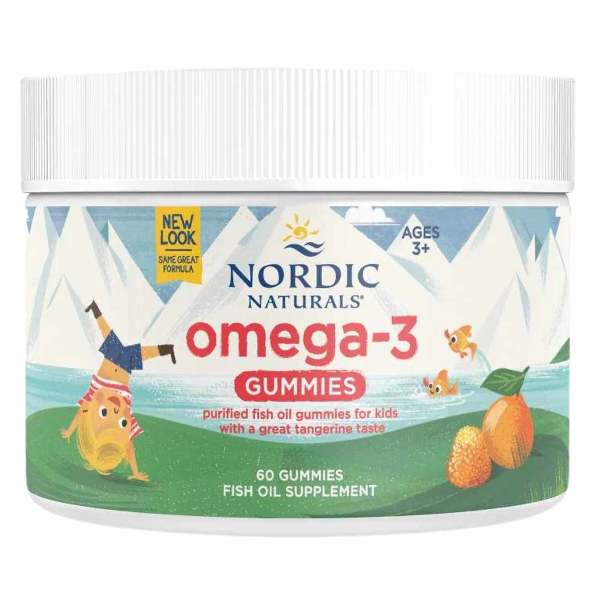 Nordic Naturals Omega-3 Para Niños - Sabor Mandarina y Naranja - 60 Gomitas - Haz Tu Pedido