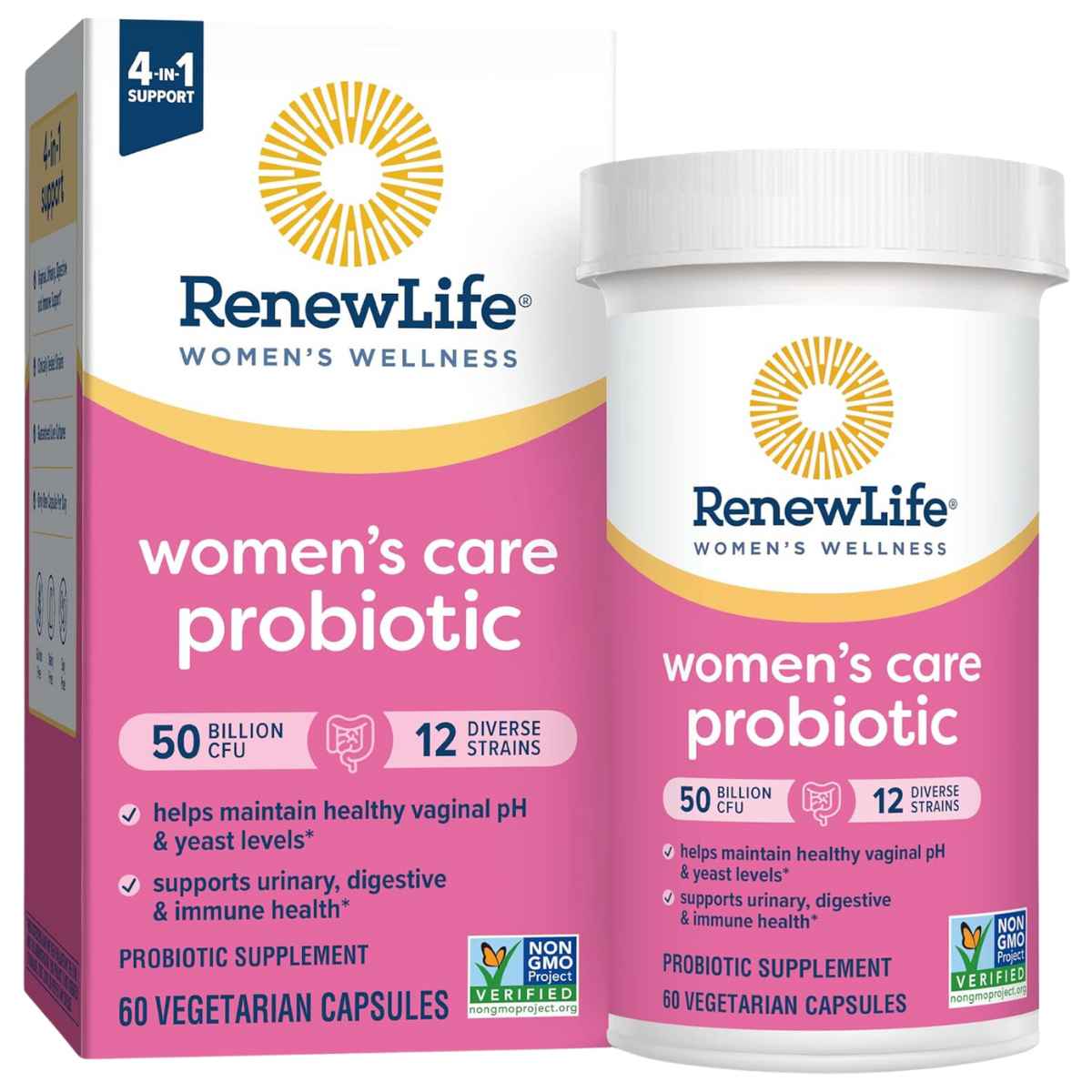 Renew Life Probiotico para Cuidado Digestivo Mujeres 50 Mil Millones CFU - 60 Cápsulas Vegetarianas - Haz Tu Pedido
