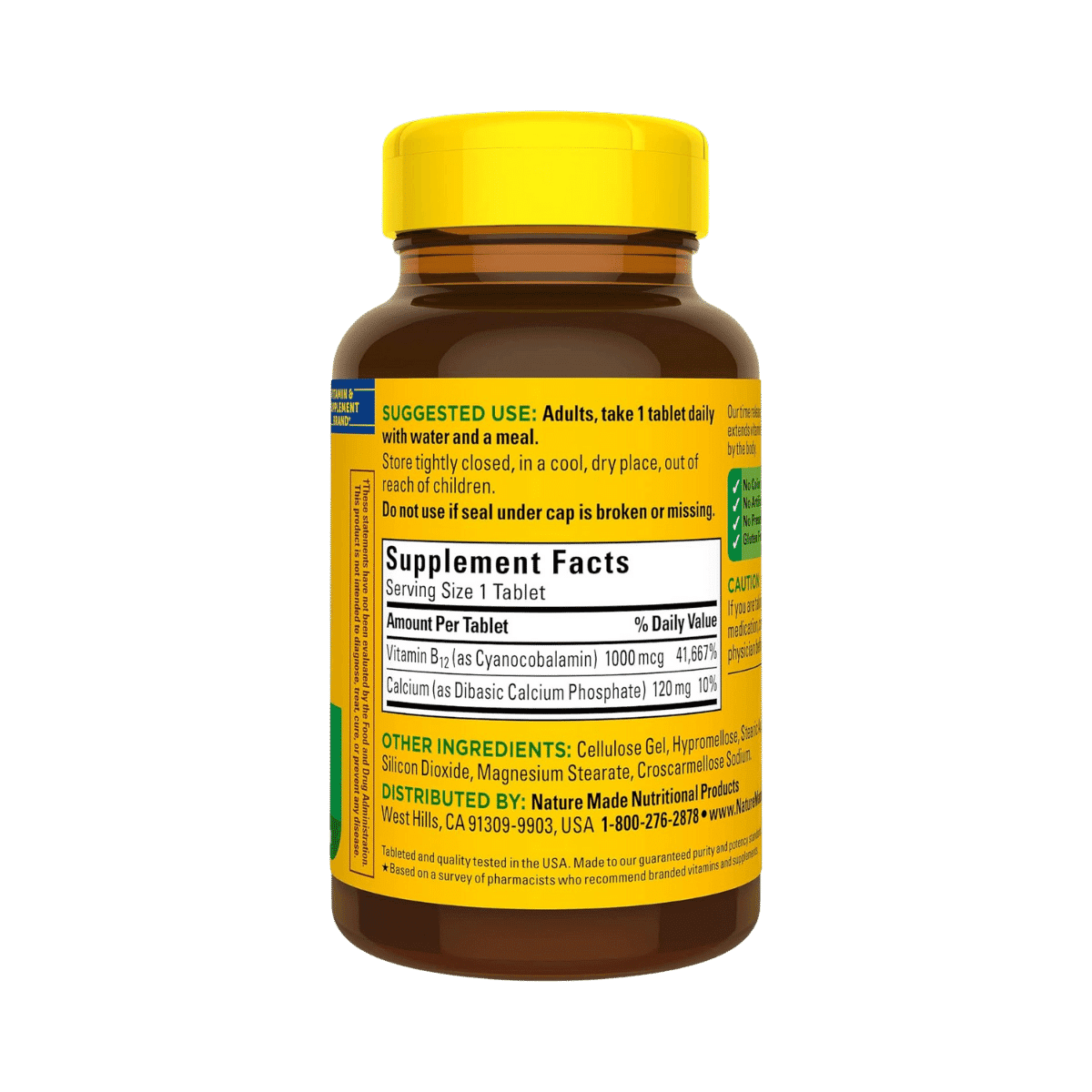 Nature Made Vitamina B12: 160 tabletas para una vitalidad sin igual.