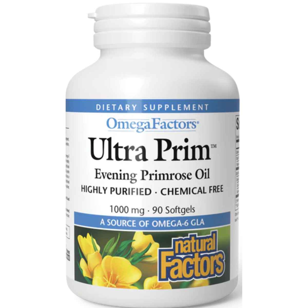 Natural Factors Aceite De Onagra Ultra Prim™ 1000 mg - 90 Cápsulas Blandas - Haz Tu Pedido