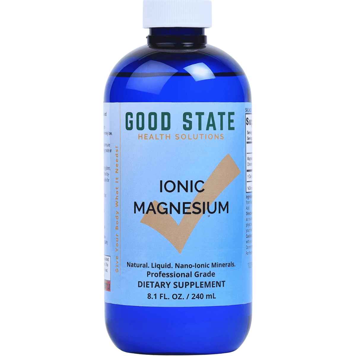 Good State Suplemento De Magnesio Iónico - 240 ml - Haz Tu Pedido