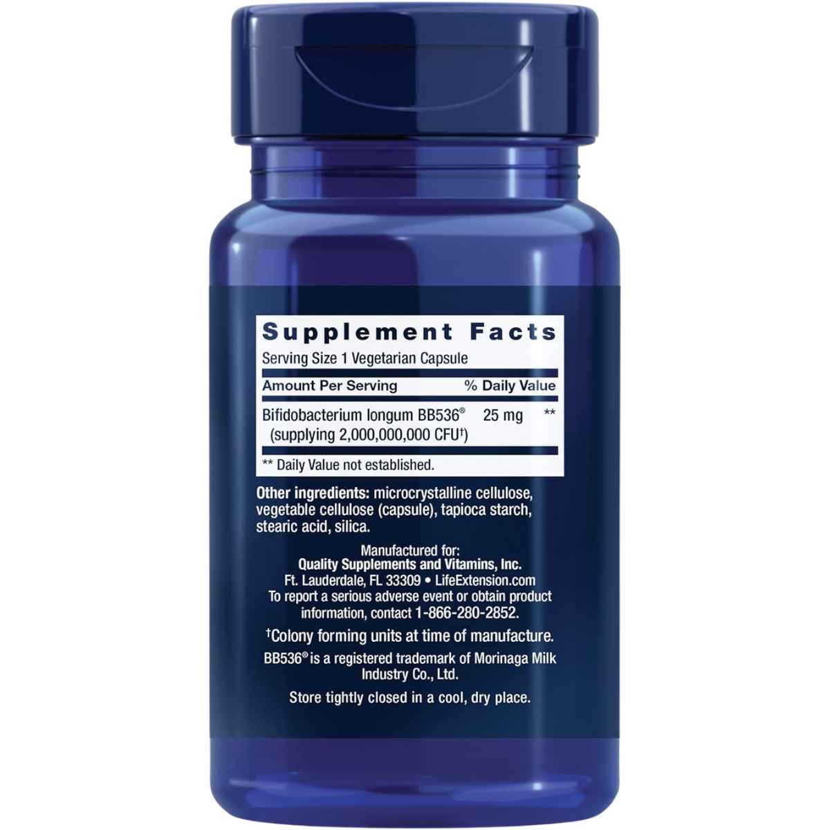 Life Extension Equilibrio Digestivo con Bífidus - 60 Cápsulas Vegetarianas - Haz Tu Pedido