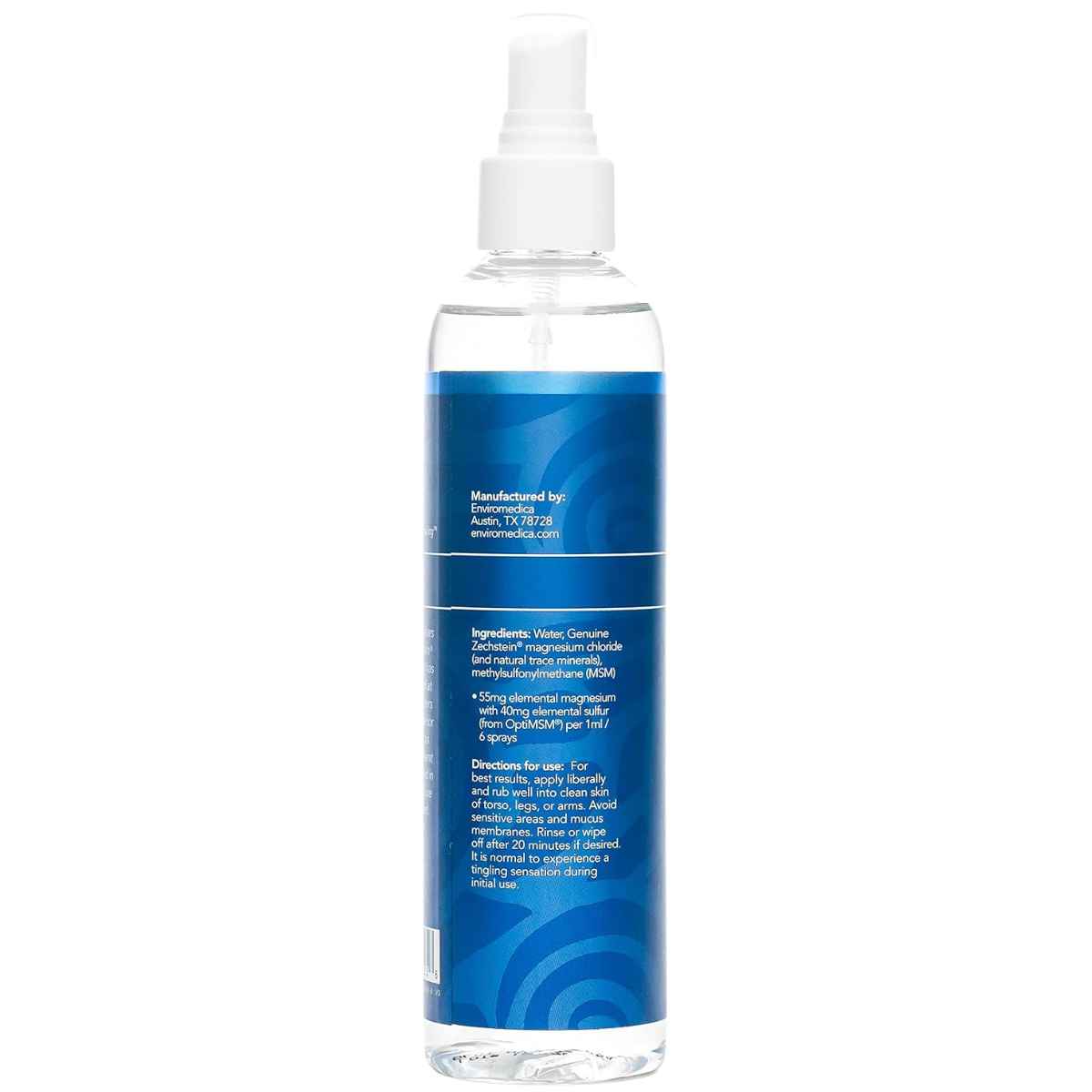 Ancient Minerals Aceite de Magnesio Ultra con MSM: Alivio y Flexibilidad Articular - 237 ml - Tabla Nutricional - Haz Tu Pedido