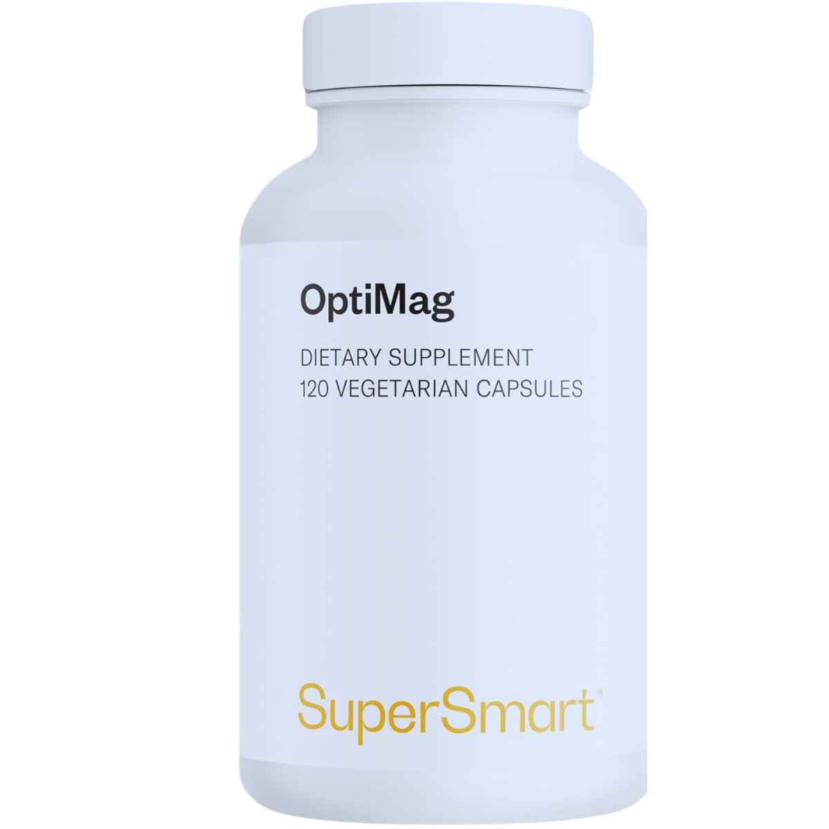 SuperSmart OptiMag: Fórmula Optimizada de Magnesio - 120 Cápsulas Vegetarianas - Haz Tu Pedido