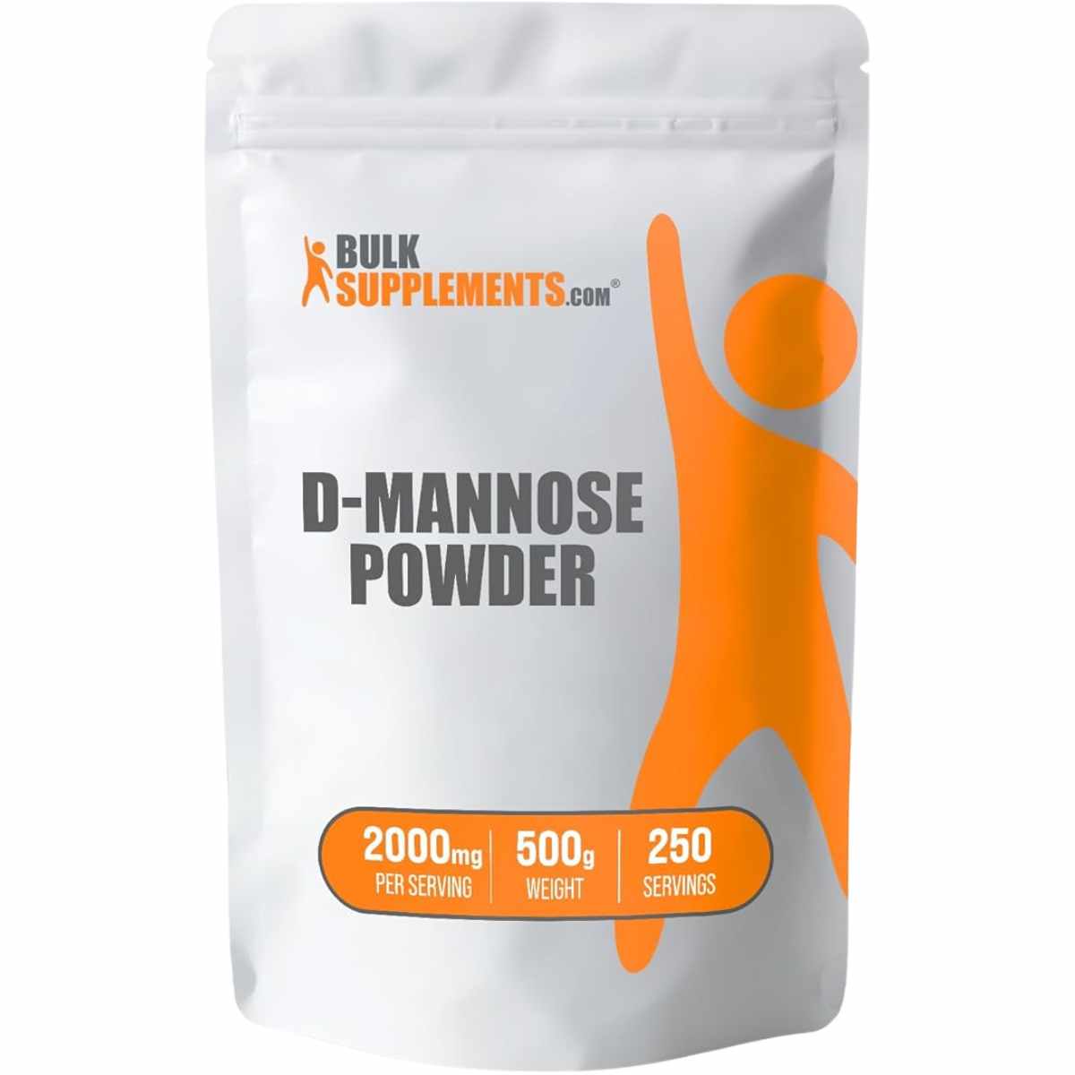 BulkSupplements.com Polvo de D-Manosa 2000 mg - 500 g - Haz Tu Pedido