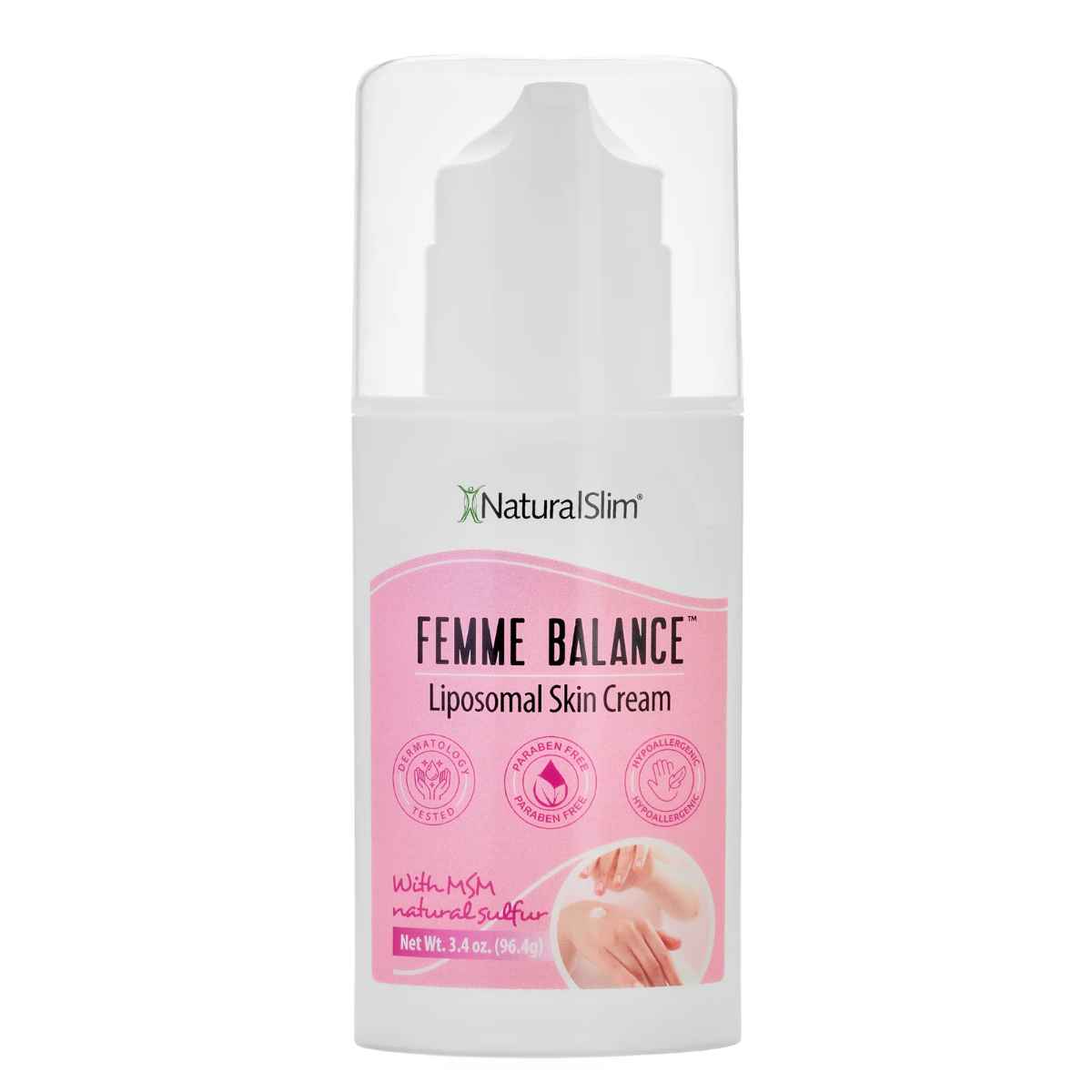 NaturalSlim Femme Balance™ Crema de Progesterona - 96,4 g